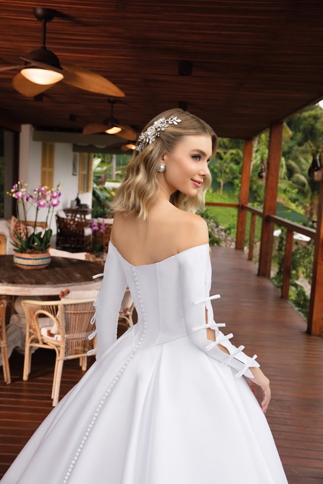 Princesa | Ombro a ombro | Cetim