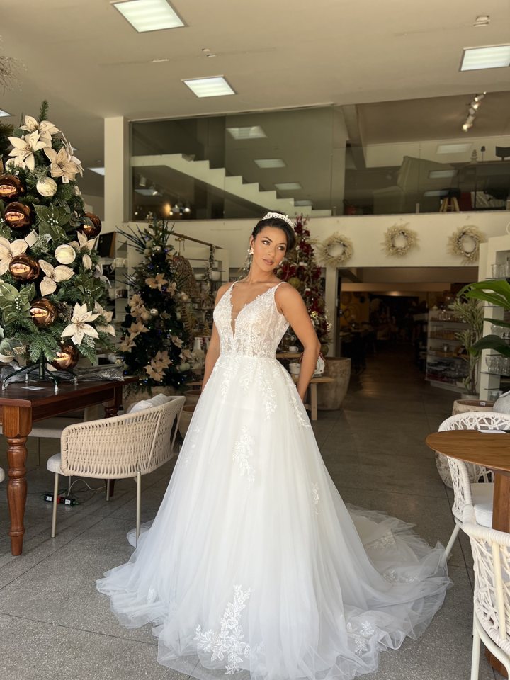 Princesa | Alça Fina | Gola Alta