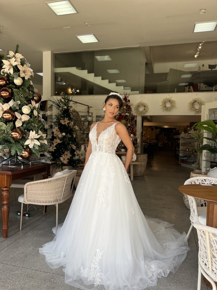 Princesa | Alça Fina | Decote Coração