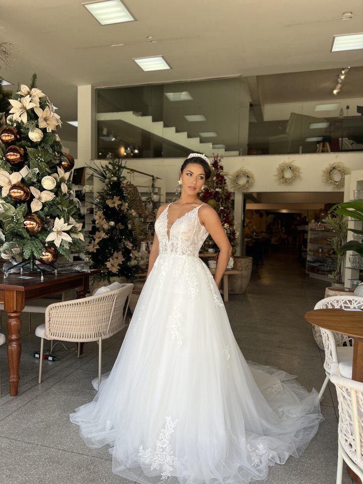 Princesa | Alça Fina | Gola Alta