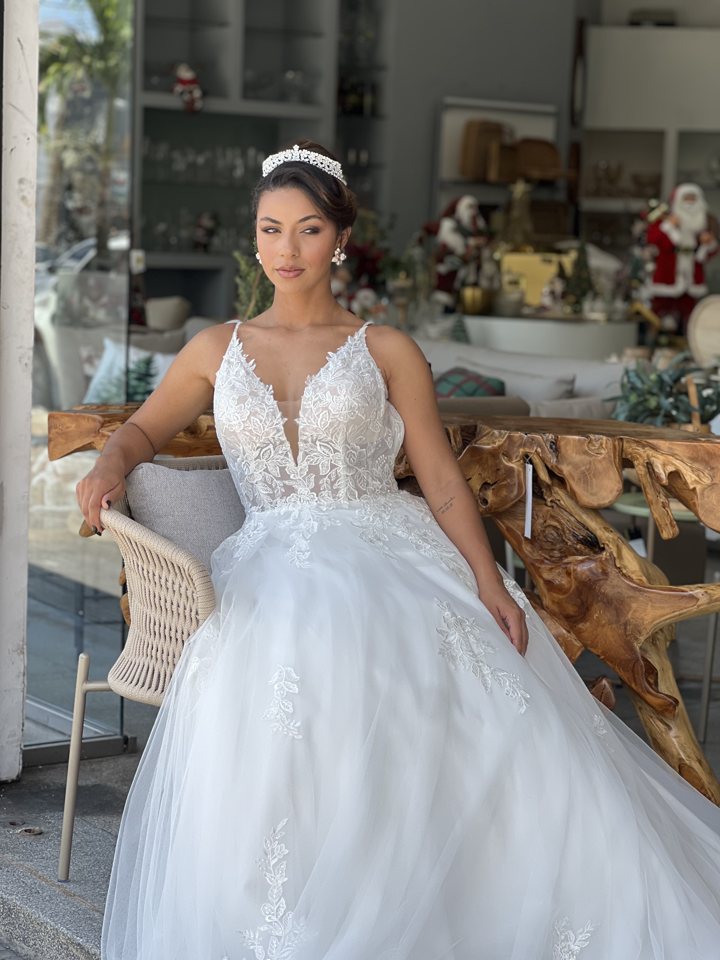 Princesa | Alça Fina | Decote Coração