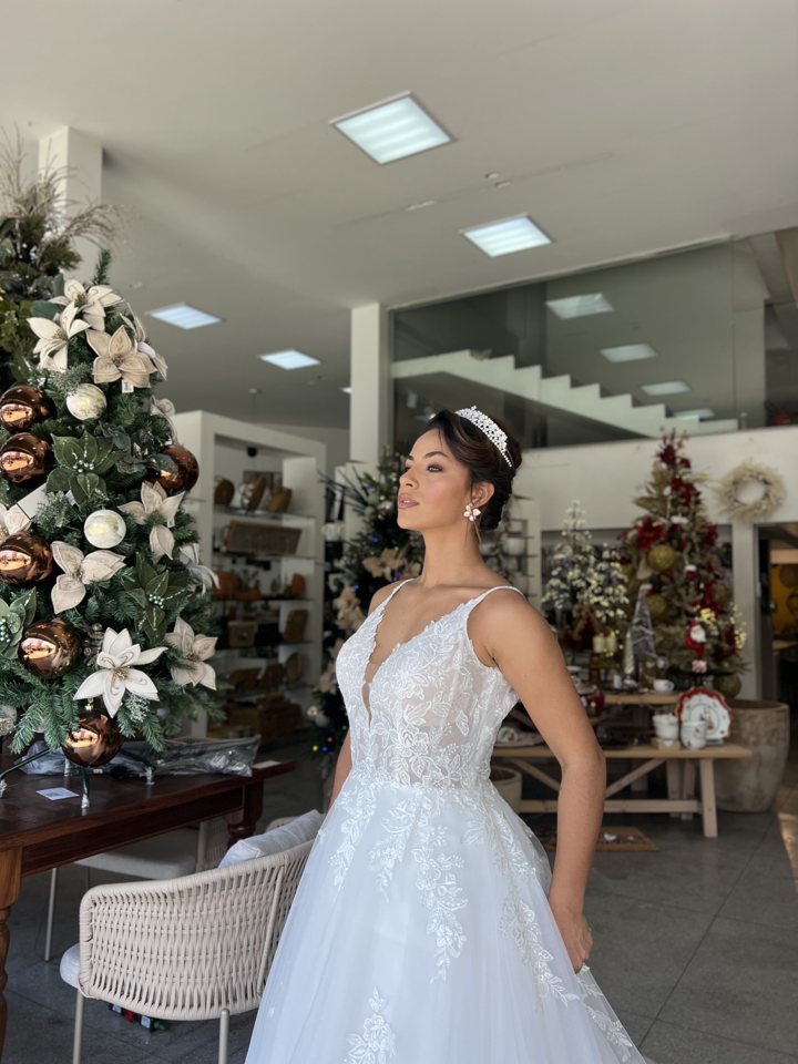 Princesa | Alça Fina | Gola Alta