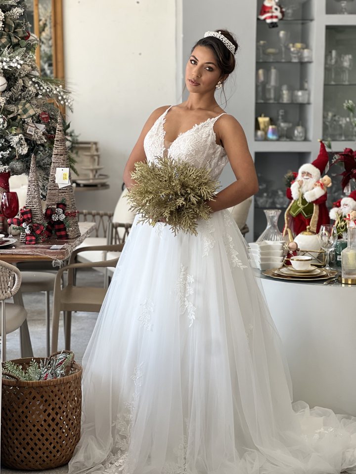 Princesa | Alça Fina | Decote Coração