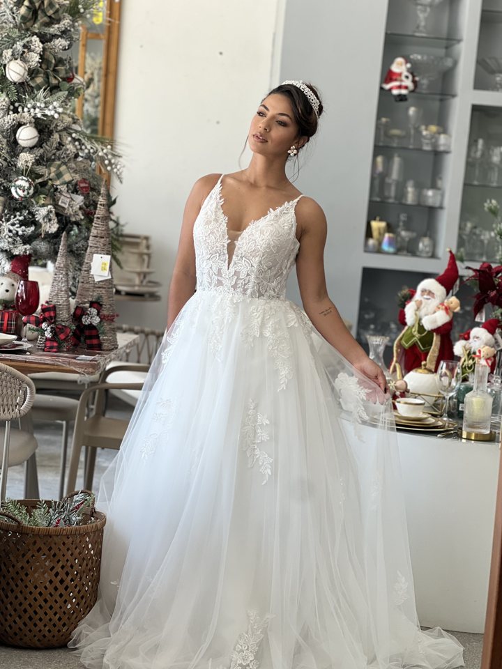 Princesa | Alça Fina | Decote Coração