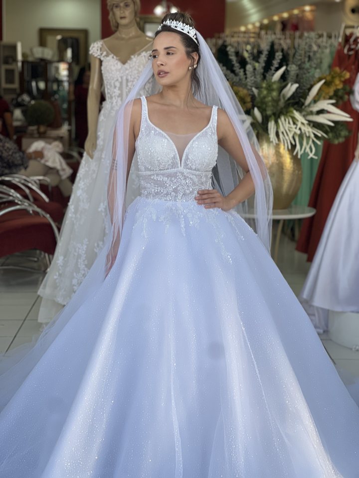 Princesa | Alça Fina | Decote Coração